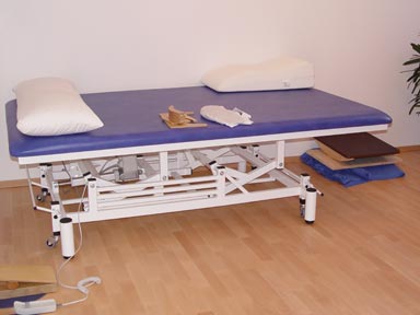 ErgoAlm - Ergotherapie & Legasthenie/Dyskalkulie Veitsbronn bei Fürth - Neurologieraum Liege